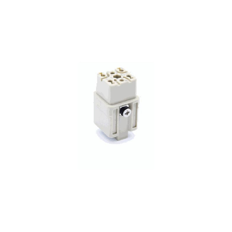Insert HQ, Quick Connection à ressort, mâle, 5 pin, 16A, Polycarbonate, 3A 